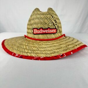 Budweiser Straw Life Guard Hat